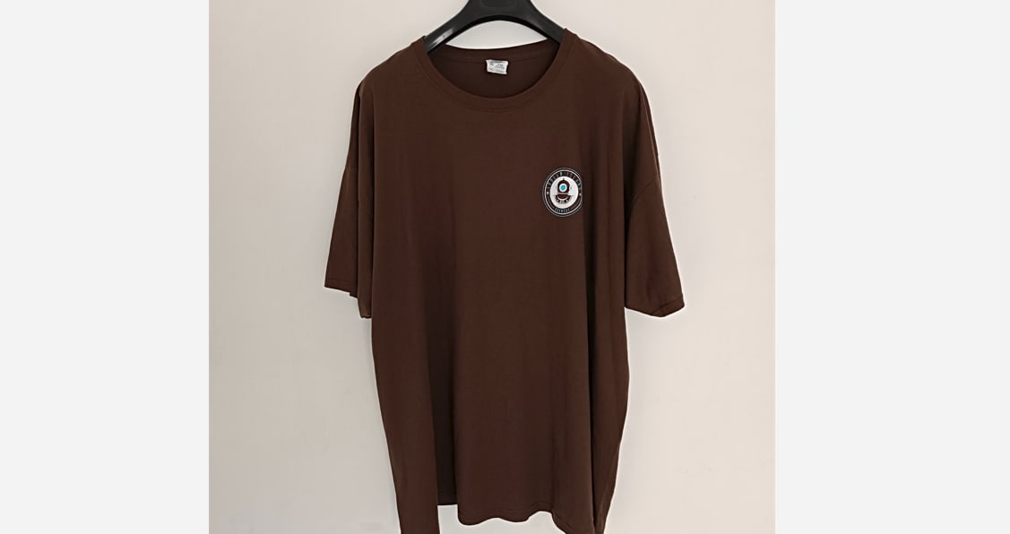 تصویر 2 از تیشرت قهوه‌ ای مردانه با پارچه خنک و مقاوم